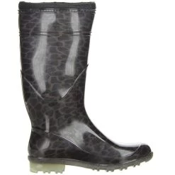 Damen Wasserdichte Gummistiefel Winterstiefel Gefüttert Leopard - Braun -Schuhgeschäft 10238663 06