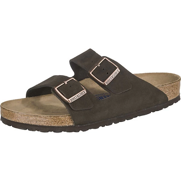 Birkenstock Arizona Weichbettung Veloursleder Pantoletten Normal 1 Birkenstock Arizona Weichbettung Veloursleder Pantoletten Normal