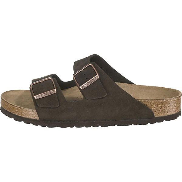 Birkenstock Arizona Weichbettung Veloursleder Pantoletten Normal 2 Birkenstock Arizona Weichbettung Veloursleder Pantoletten Normal - Image 2