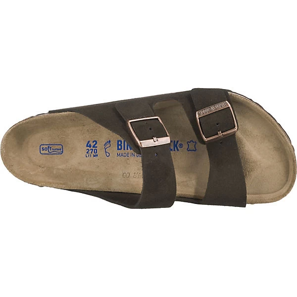 Birkenstock Arizona Weichbettung Veloursleder Pantoletten Normal 5 Birkenstock Arizona Weichbettung Veloursleder Pantoletten Normal - Image 5