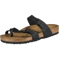 Birkenstock Mayari Birki-flor Zehentrenner Normal - Schwarz