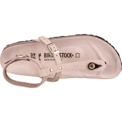 Birkenstock Marillia Nubukleder Schmal Nubukleder T-Steg-Sandalen - Hellrosa -Schuhgeschäft 12651998 06
