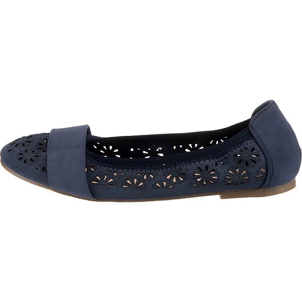 Klassische Ballerinas - Dunkelblau 3 Klassische Ballerinas - Dunkelblau - Image 3