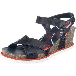 Panama Jack Vieri Navy Keilsandaletten - Dunkelblau