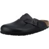 Birkenstock Boston Nubukleder Clogs Schmal