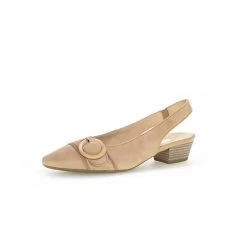 Gabor Slingpumps Rauleder Beige Sling-Pumps - Beige