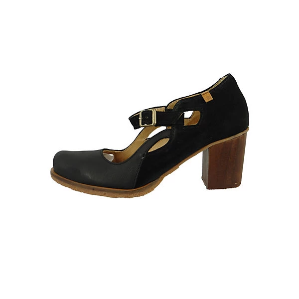 El Naturalista Damen Hochfrontpumps Pumps Picot N5114 Schwarz Black Leder Klassische Pumps - Schwarz 3 El Naturalista Damen Hochfrontpumps Pumps Picot N5114 Schwarz Black Leder Klassische Pumps - Schwarz - Image 3