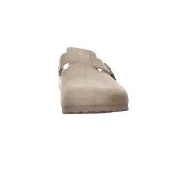 Birkenstock Boston Veloursleder Vegan Pantoletten Normal - Taupe -Schuhgeschäft 21638651 04
