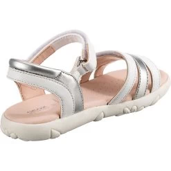 Geox Sandalen HAITI Für Mädchen - Weiß-kombi -Schuhgeschäft 22986081 05