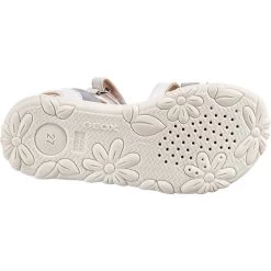Geox Sandalen HAITI Für Mädchen - Weiß-kombi -Schuhgeschäft 22986081 07