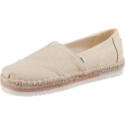 Toms Alpargata Platform Rope Espadrilles - Beige