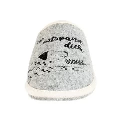 Entspann Dich Filzpantoffel - Grau -Schuhgeschäft 24513420 03