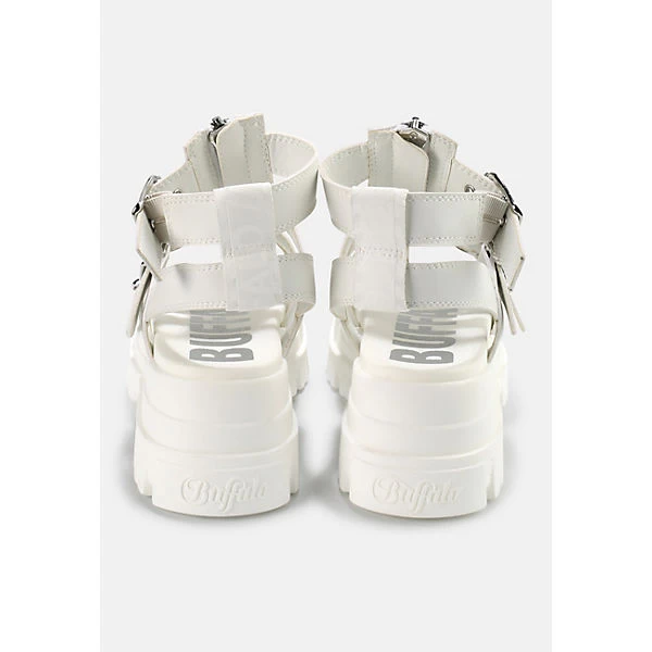 Buffalo Plateausandale GLD ZIP Plateau-Sandaletten - Weiß 5 Buffalo Plateausandale GLD ZIP Plateau-Sandaletten - Weiß - Image 5