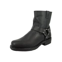Harley Davidson D94422 El Paso Herren Biker Boots Stiefelette Black Schwarz Klassische Stiefel - Schwarz
