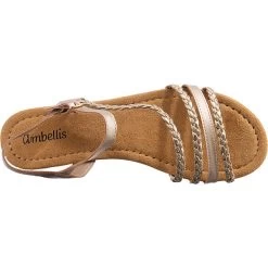 Sommer Riemchensandalen - Gold -Schuhgeschäft 27109165 06
