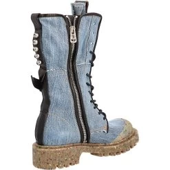 A.S.98 Schnürstiefel Schnürstiefel - Blue Denim -Schuhgeschäft 28786432 04