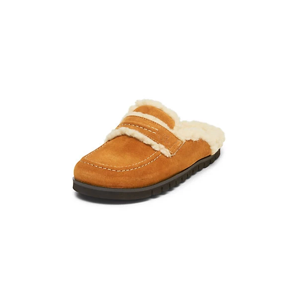 Veloursleder-Slip-On Mit Flauschigem Teddyfutter Hausschuhe 1 Veloursleder-Slip-On Mit Flauschigem Teddyfutter Hausschuhe